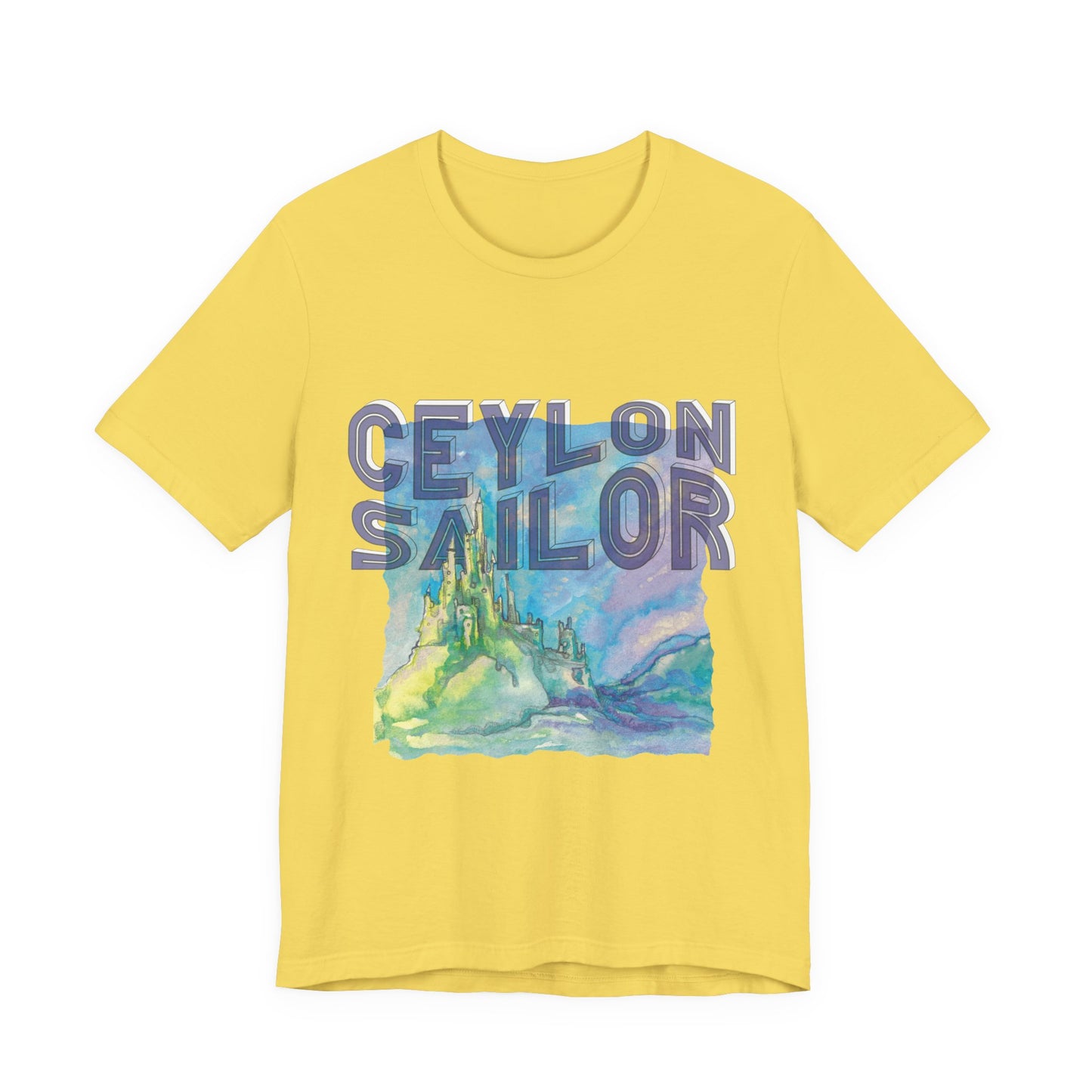 Ceylon Sailor Graphic Tee, Unisex Short Sleeve T-Shirt, Casual Wear, Beach Vacation Shirt, Gift for Sailors and Travelers