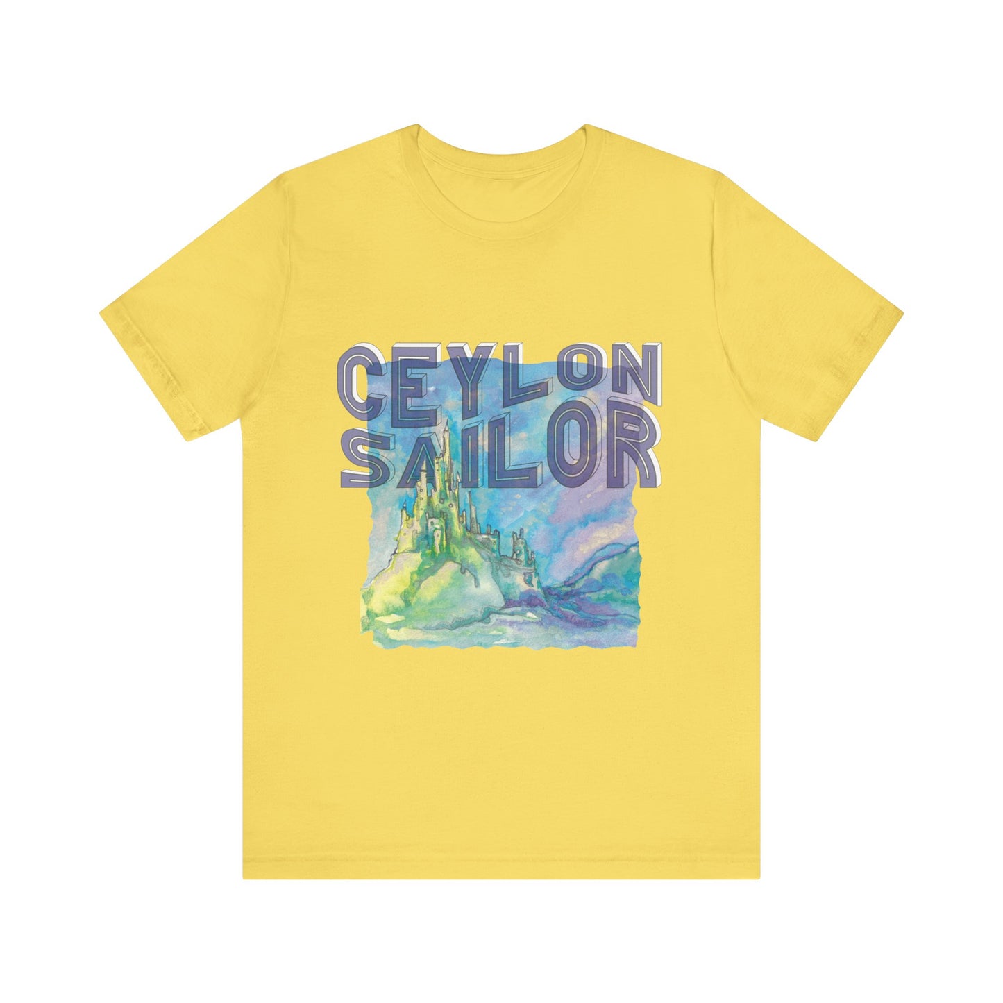 Ceylon Sailor Graphic Tee, Unisex Short Sleeve T-Shirt, Casual Wear, Beach Vacation Shirt, Gift for Sailors and Travelers