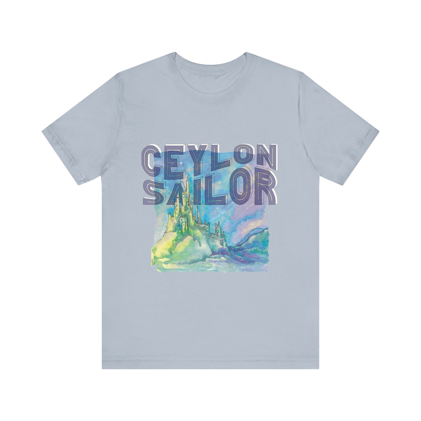 Ceylon Sailor Graphic Tee, Unisex Short Sleeve T-Shirt, Casual Wear, Beach Vacation Shirt, Gift for Sailors and Travelers