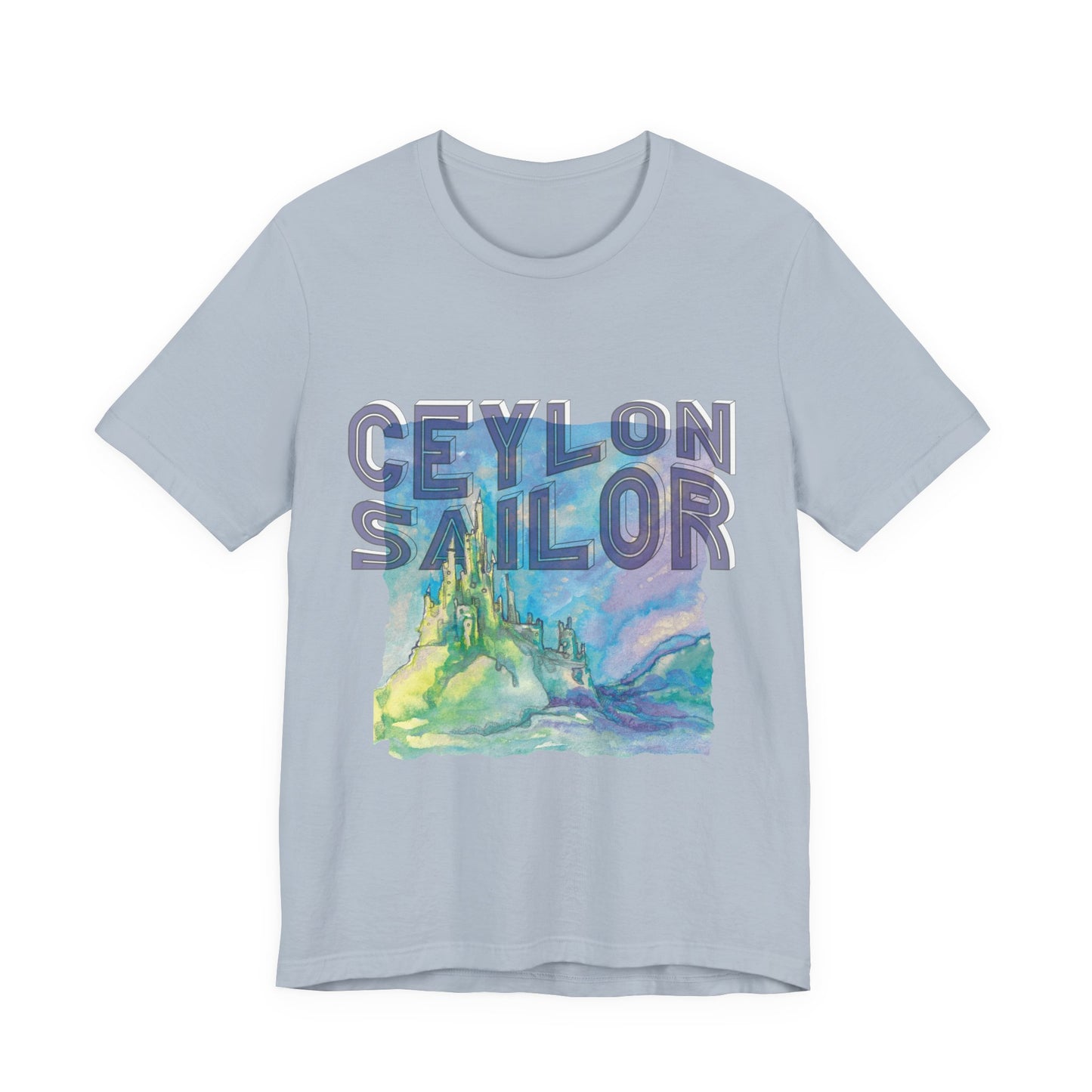 Ceylon Sailor Graphic Tee, Unisex Short Sleeve T-Shirt, Casual Wear, Beach Vacation Shirt, Gift for Sailors and Travelers
