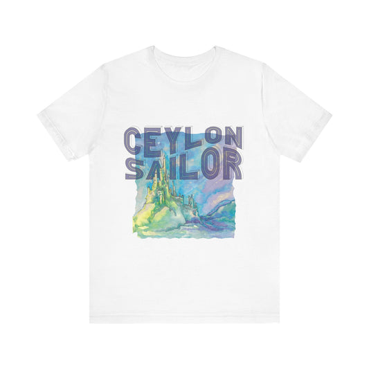 Ceylon Sailor Graphic Tee, Unisex Short Sleeve T-Shirt, Casual Wear, Beach Vacation Shirt, Gift for Sailors and Travelers